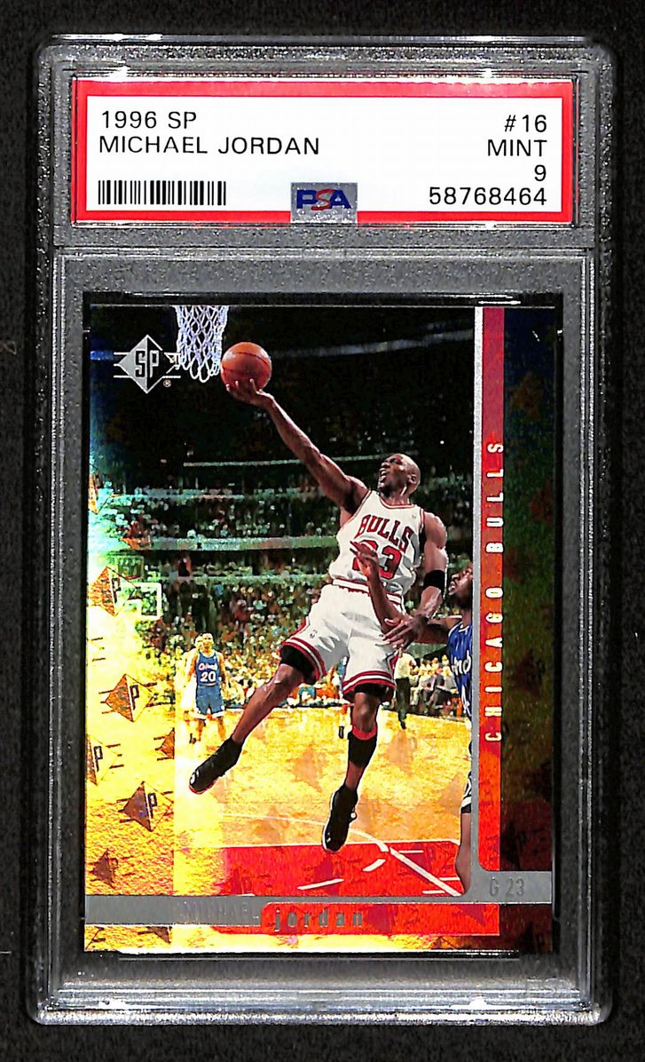 Michael Jordan Chicago Bulls HOF 1996 Upper Deck SP #16 PSA 9 BA204998