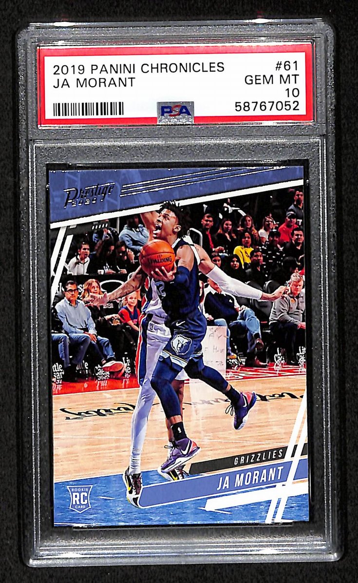 Ja Morant Grizzlies 2019 Panini Chronicles RC #61 Gem Mint PSA 10 BA205002