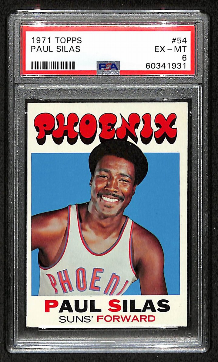 Paul Silas 1971 Topps #54 Suns PSA 6 207551