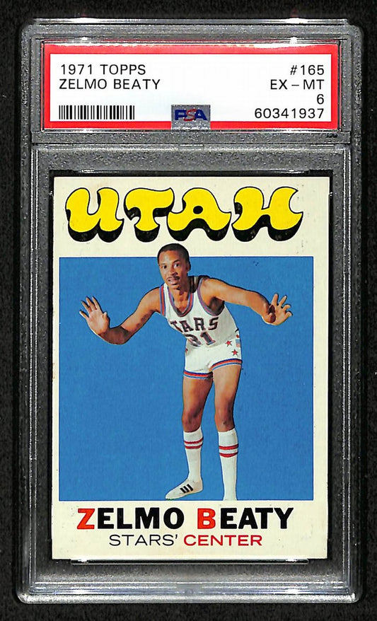 Zelmo Beaty 1971 Topps #165 Stars PSA 6 207553