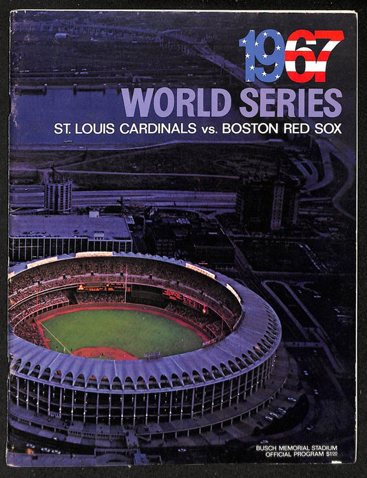 1967 World Series Game 3 Program St. Louis Cardinals vs. Boston Red Sox 208705
