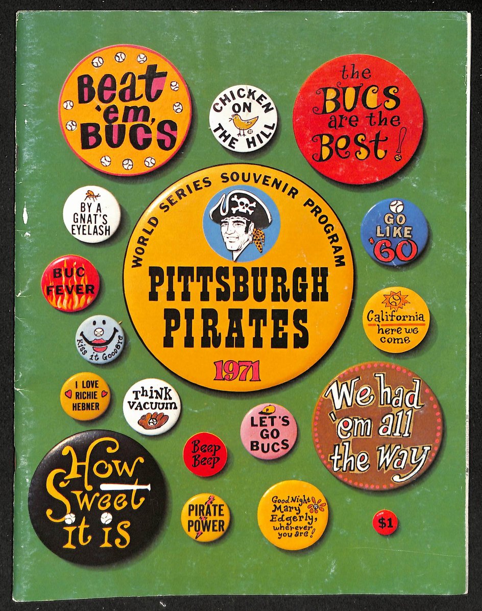 1971 World Series Program Pittsburgh Pirates vs. Baltimore Orioles 208706
