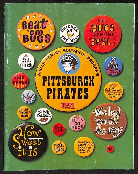 1971 World Series Program Pittsburgh Pirates vs. Baltimore Orioles 208706