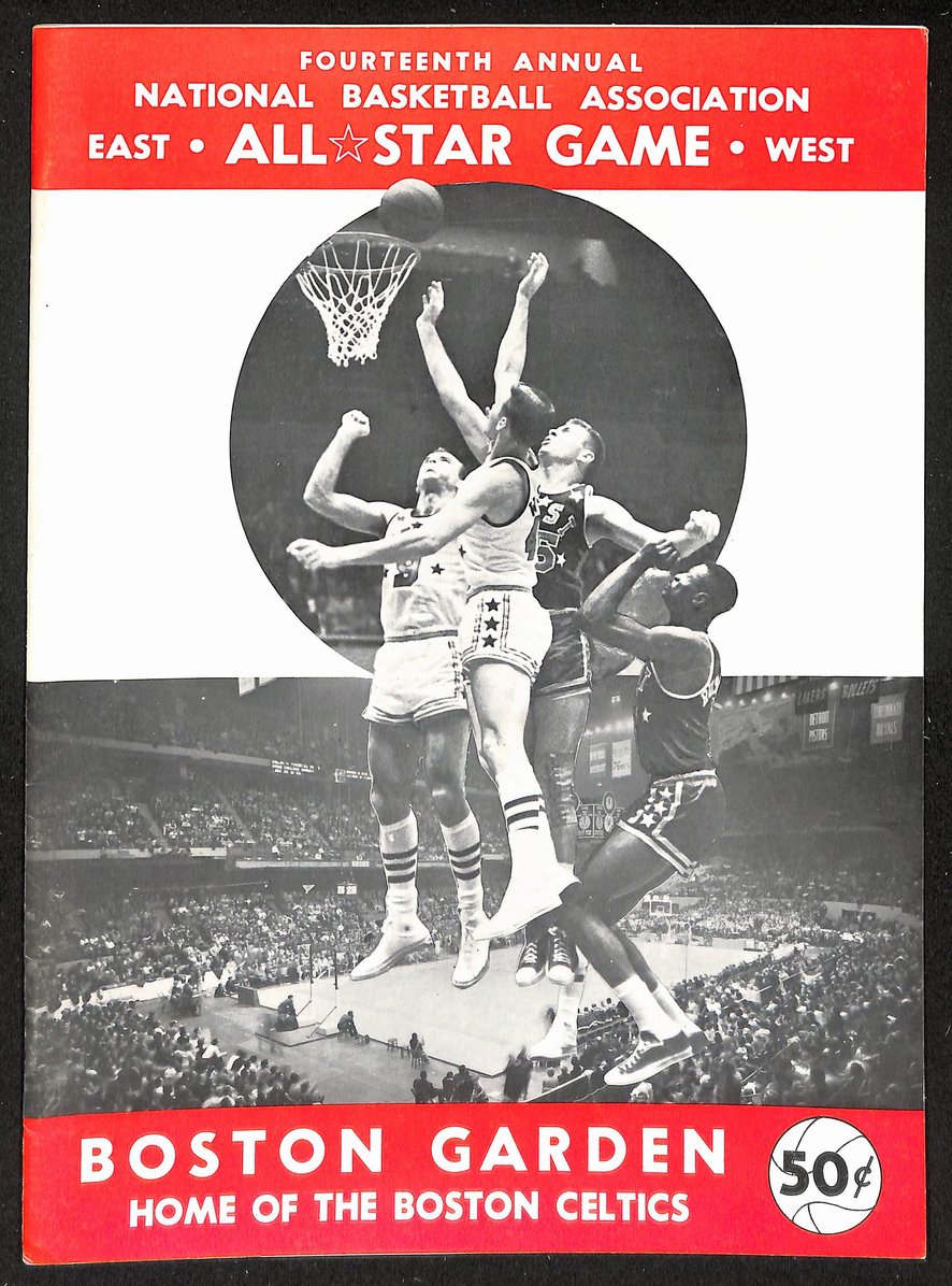 1964 NBA All-Star Game Program at Boston Garden 208708