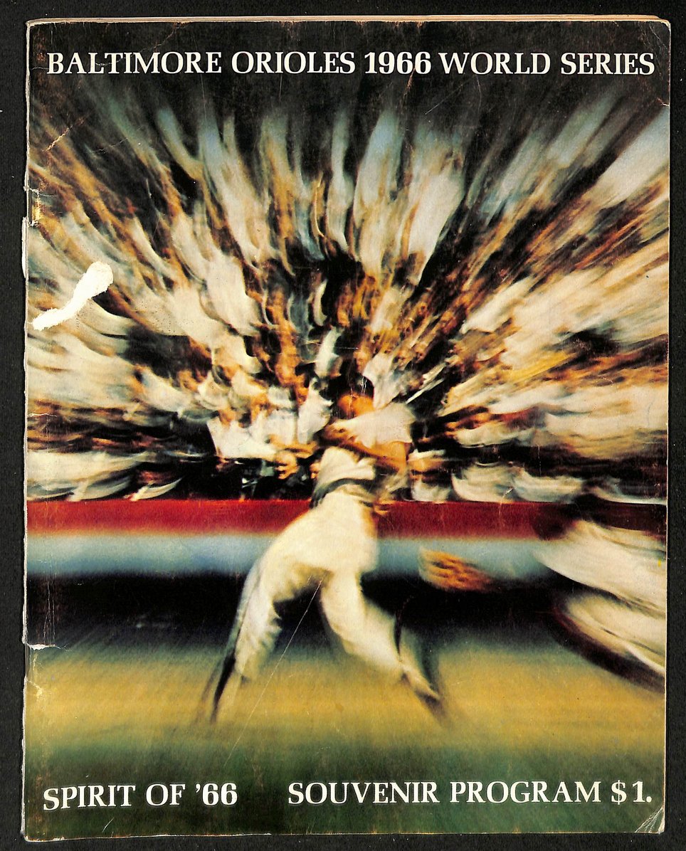 1966 World Series Program Baltimore Orioles vs. Los Angeles Dodgers 208711