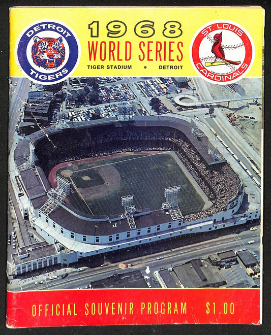 1964 World Series Program Detroit Tigers vs. St. Louis Cardinals DAMAGED 208712
