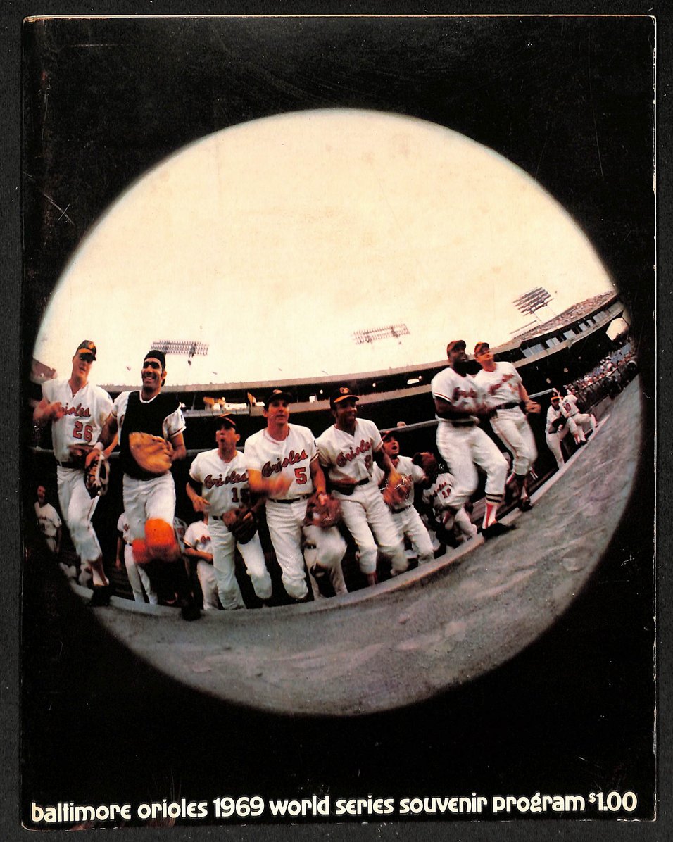 1969 World Series Program Baltimore Orioles vs. New York Mets UNSCORED 208713