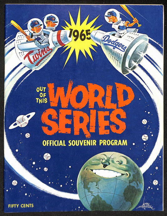 1965 World Series Program Los Angeles Dodgers vs. Minnesota Twins 208715
