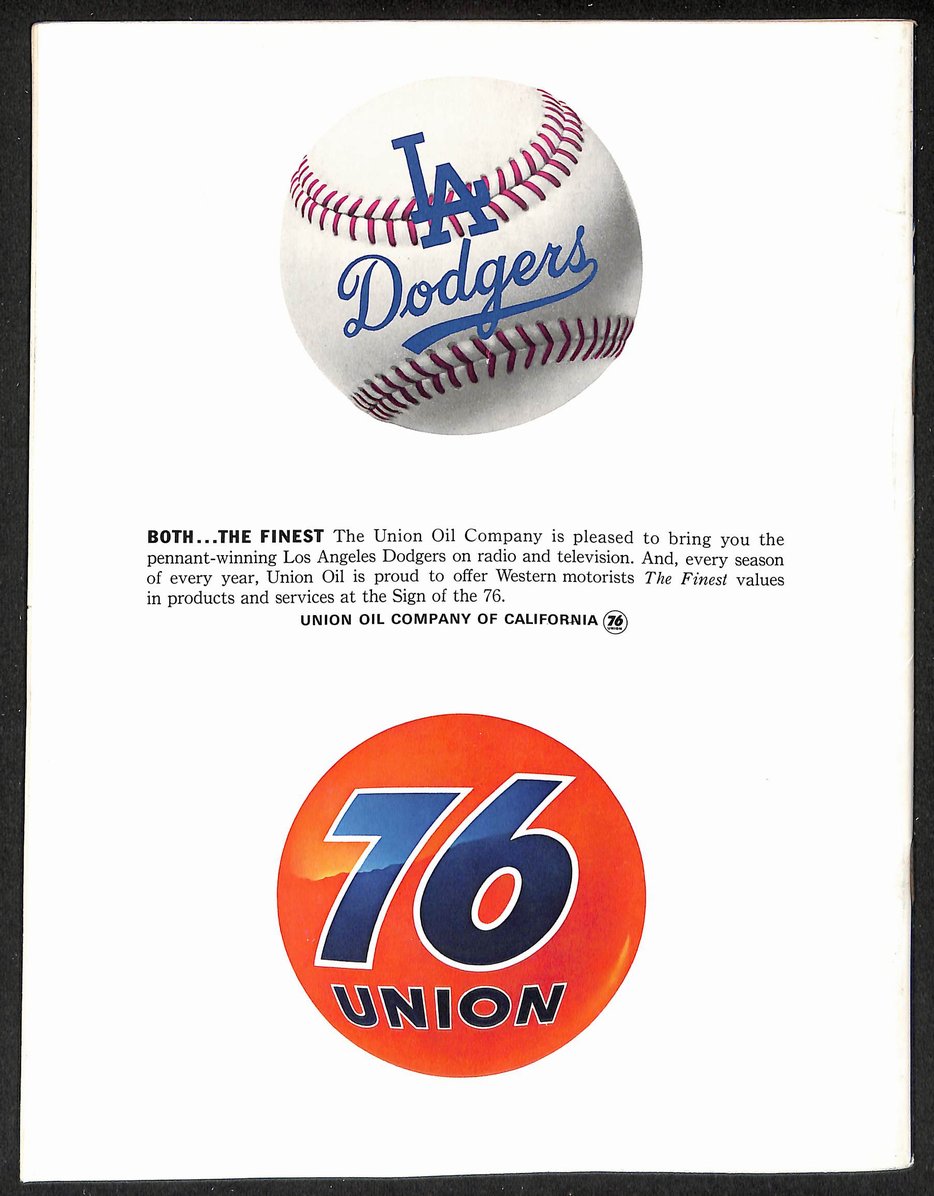 1965 World Series Program Los Angeles Dodgers vs. Minnesota Twins 208715