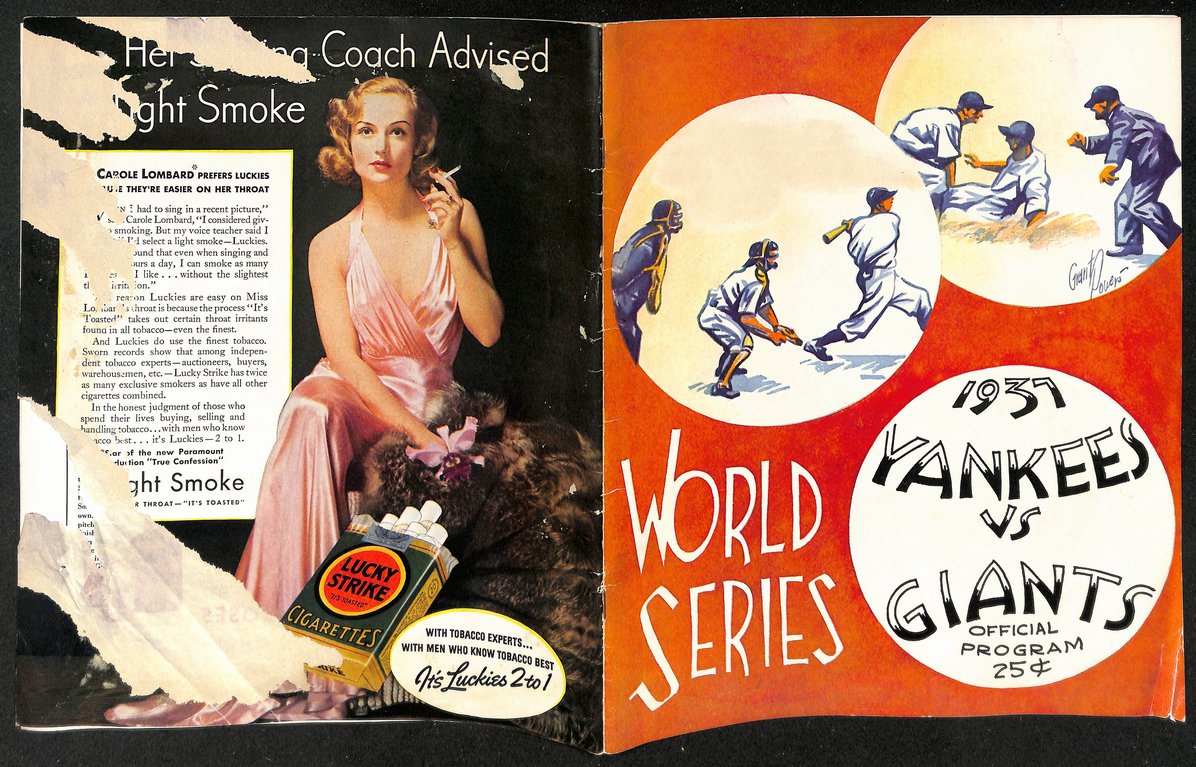 1937 World Series Program New York Yankees vs. New York Giants 208738