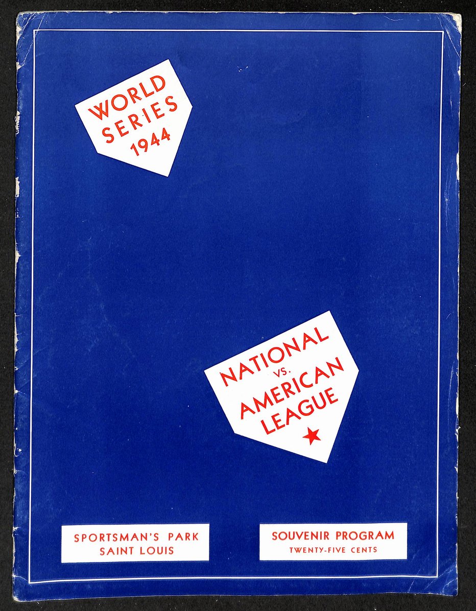 1944 World Series Program St. Louis Browns vs. St. Louis Cardinals 208741