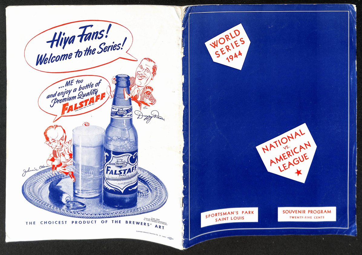 1944 World Series Program St. Louis Browns vs. St. Louis Cardinals 208741