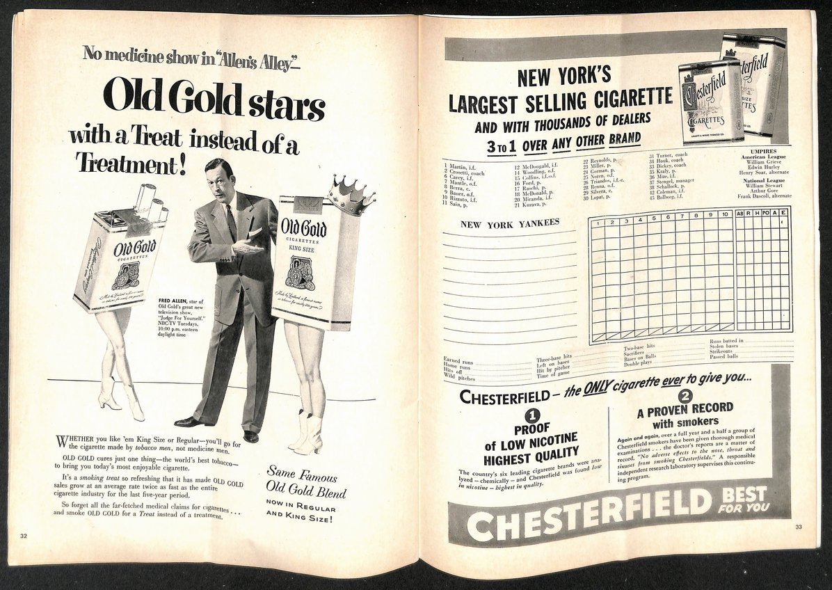 1953 World Series Program New York Yankees vs. Brooklyn Dodgers 208742