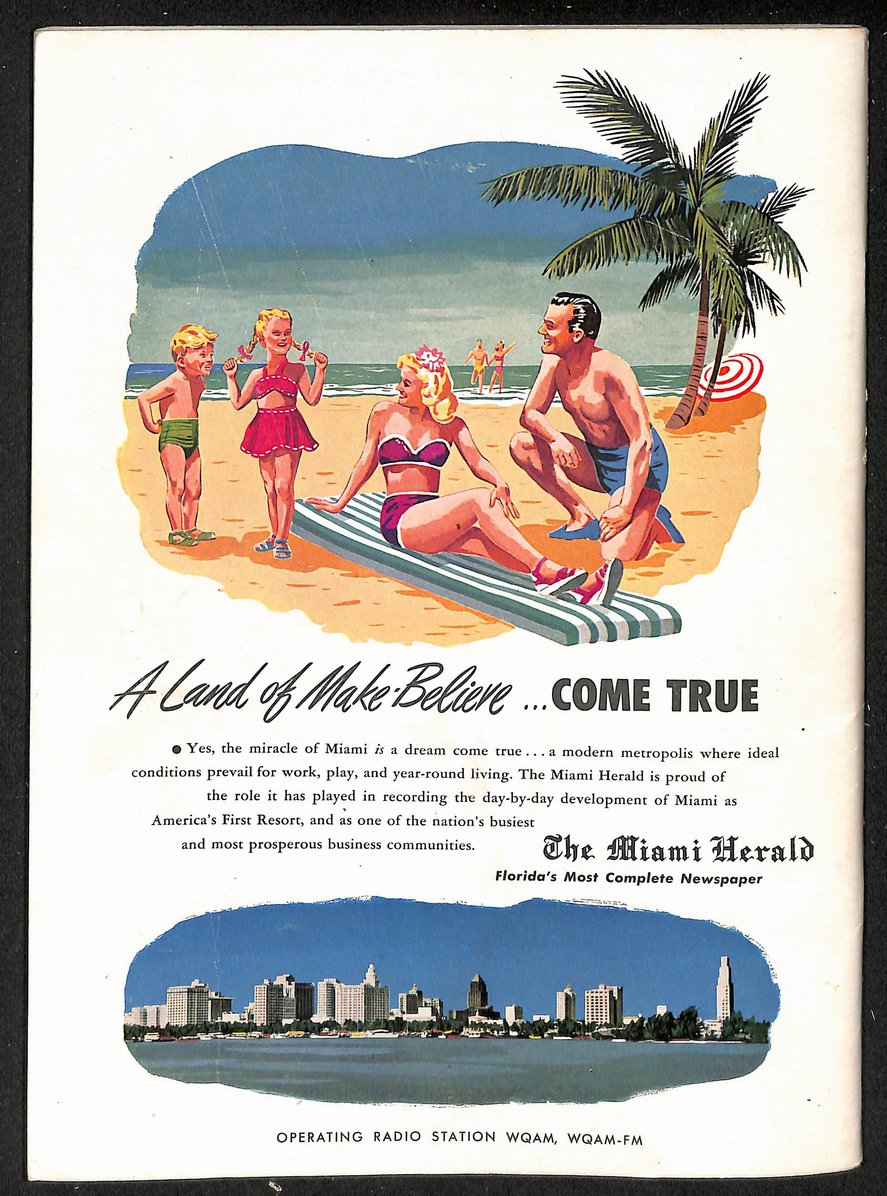 1949 Orange Bowl College Football Game Program Texas vs. Georgia 208703