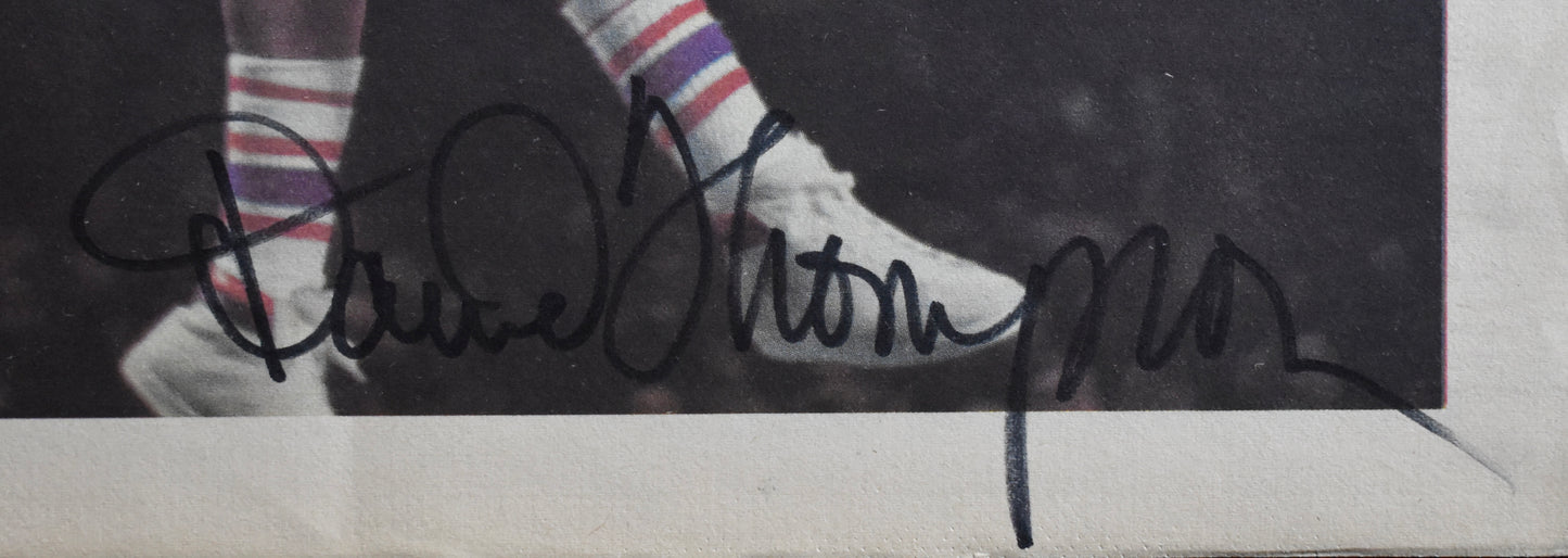 David Thompson HOF Signed/Auto January 8, 1977 The Sporting News JSA 205251