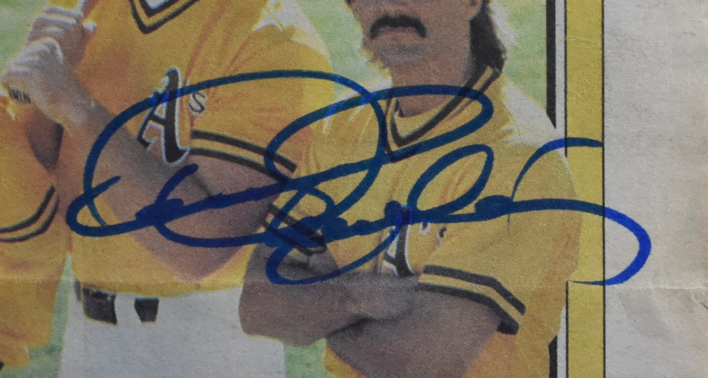 Dennis Eckersley HOF Signed/Auto April 11, 1989 The Sporting News JSA 205253