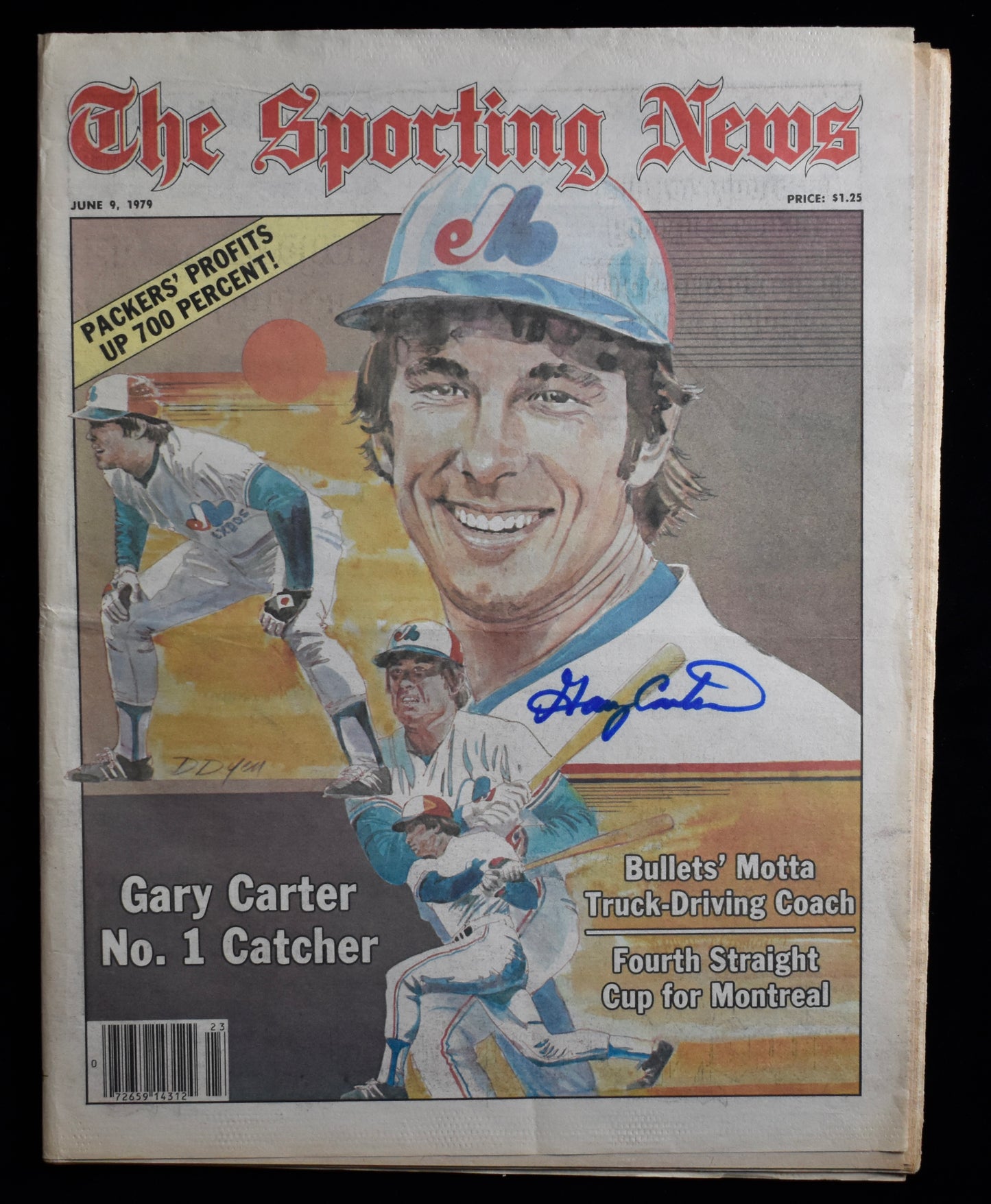 Gary Carter HOF Signed/Autographed June 9, 1979 The Sporting News JSA 205257