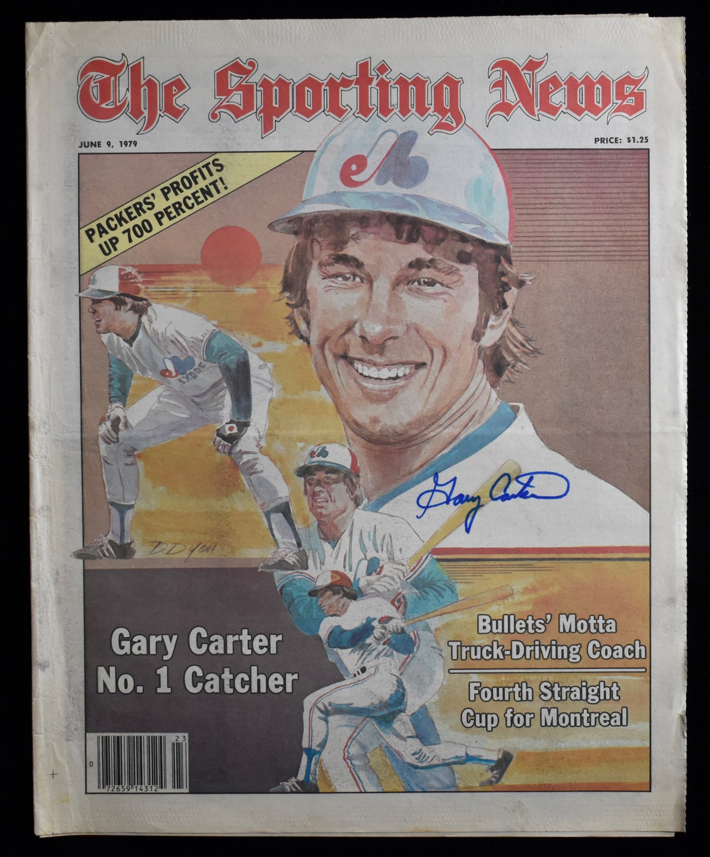 Gary Carter HOF Signed/Autographed June 9, 1979 The Sporting News JSA 205258
