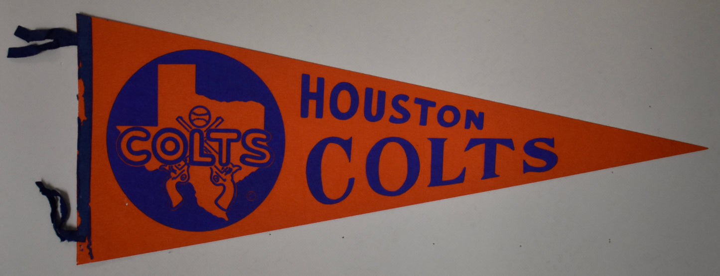 Vintage Houston Colt 45's 12x30 Felt Pennant 208626
