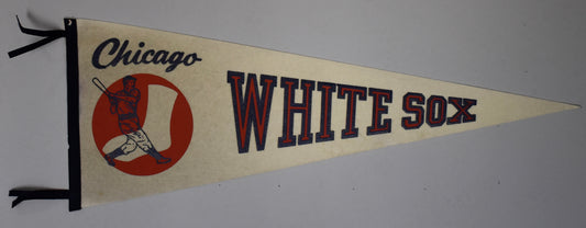 Vintage 1960's Chicago White Sox 12x30 Felt Pennant 208628
