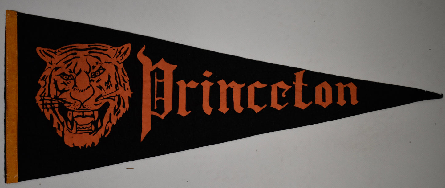 Vintage 1950's Princeton University 11x27 Felt Pennant 208637