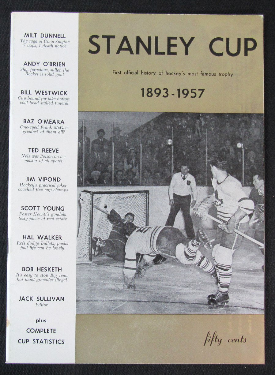 1958 Stanley Cup Annual - History of the Stanley Cup 1893-1957 CLEAN 172372