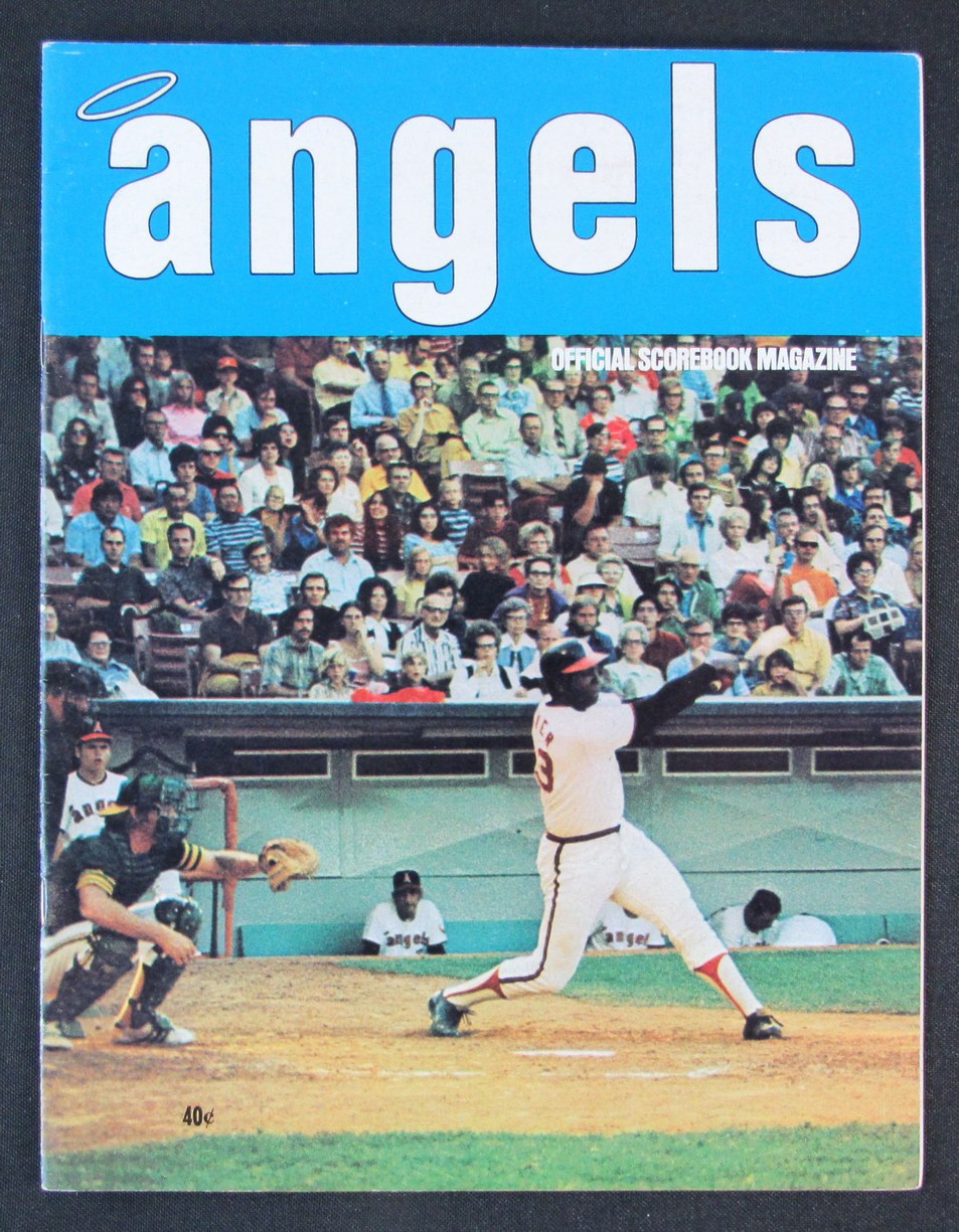 1972 Angels vs. Royals Baseball game Program Nolan Ryan Pitched CLEAN 173211