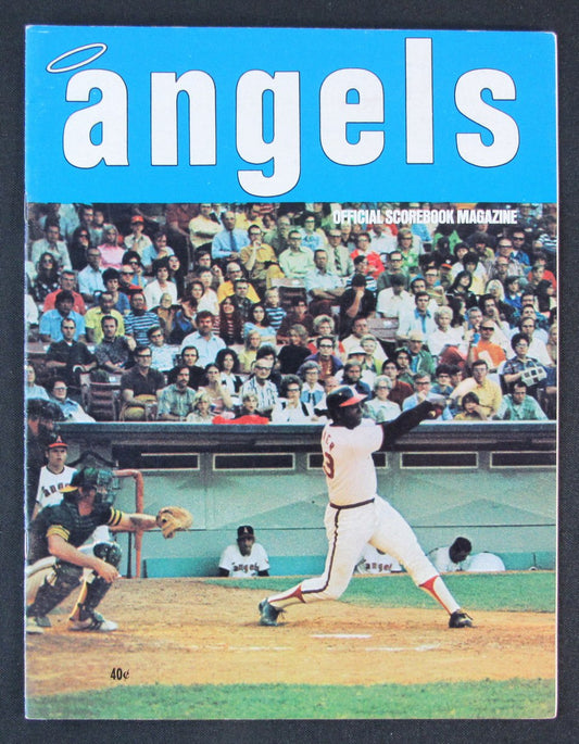 1972 Angels vs. Royals Baseball game Program Nolan Ryan Pitched CLEAN 173211