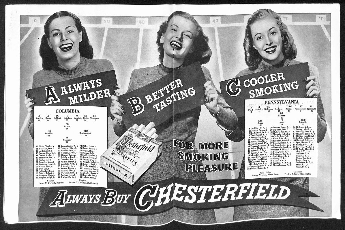 1945 Columbia vs. Pennsylvania NCAA Football Game Program 208731