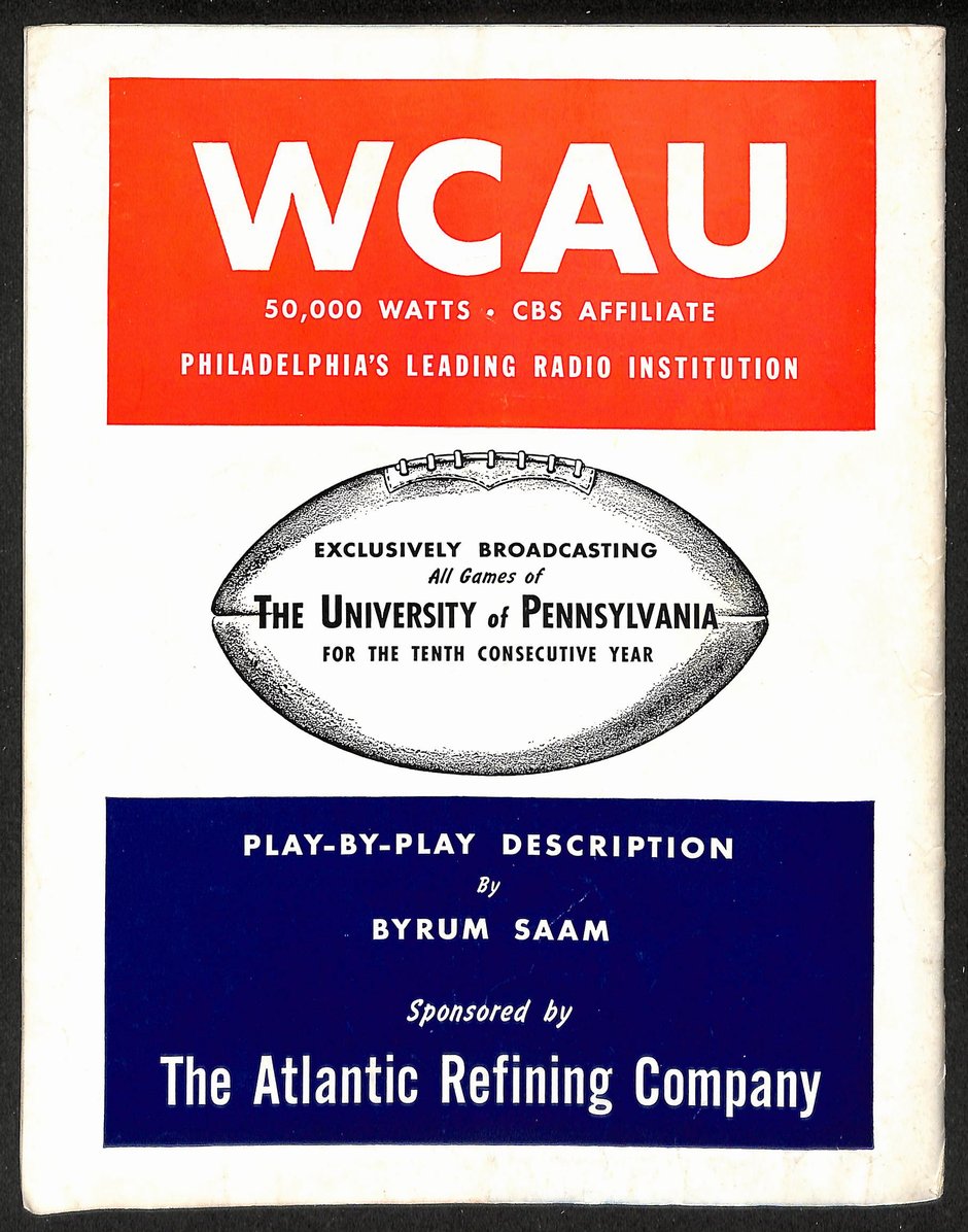 1945 Columbia vs. Pennsylvania NCAA Football Game Program 208731