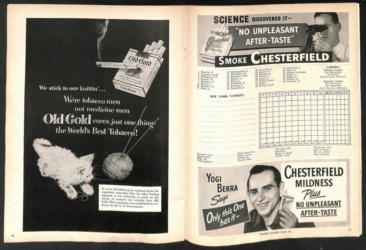 1951 World Series Program New York Yankees vs. New York Giants UNSCORED 208746