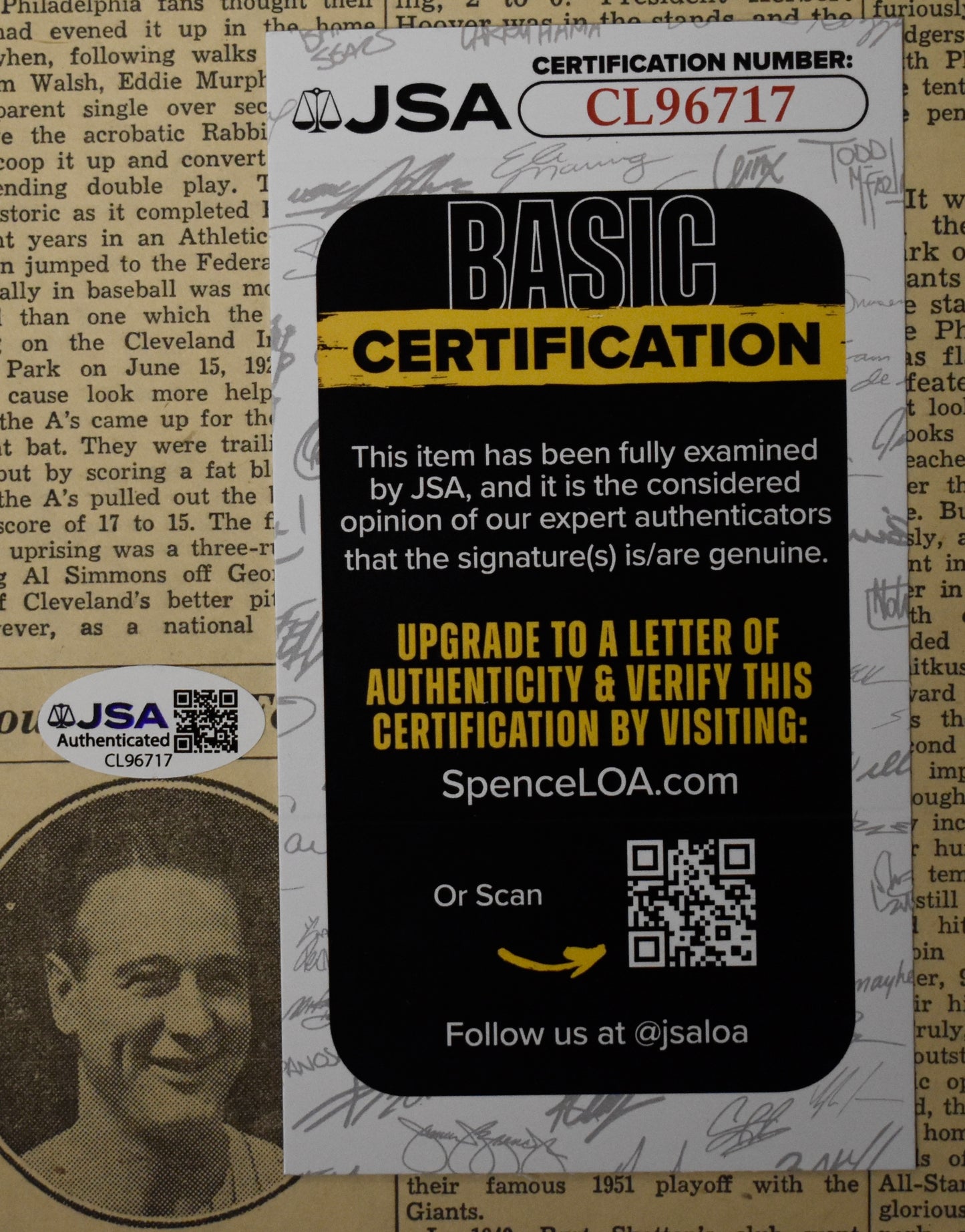 Bobby Shantz HOF Signed 1949 The Sporting News Athletics JSA BA208611
