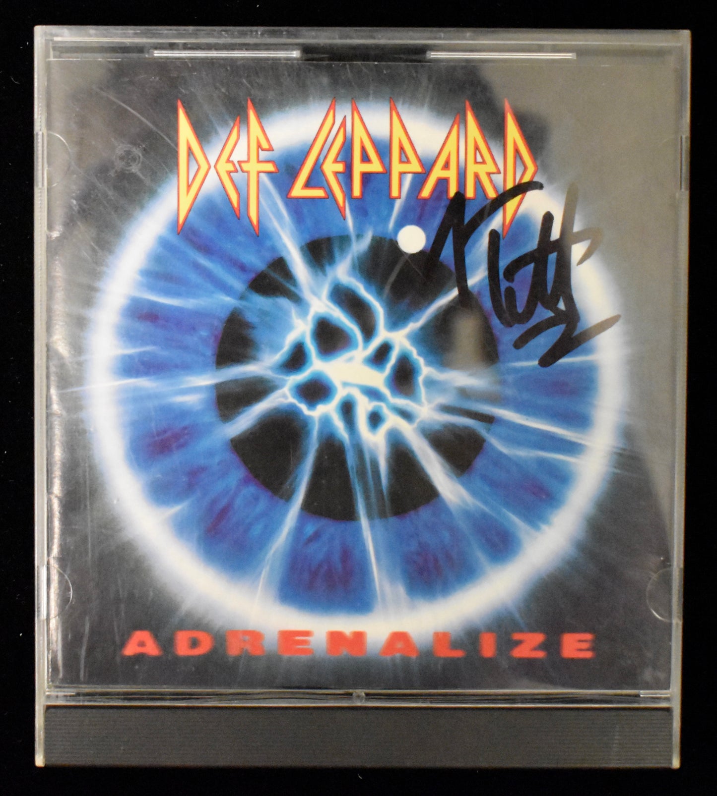 Joe Elliott Signed/Autographed Def Leppard Adrenalize CD Cover JSA BA208651