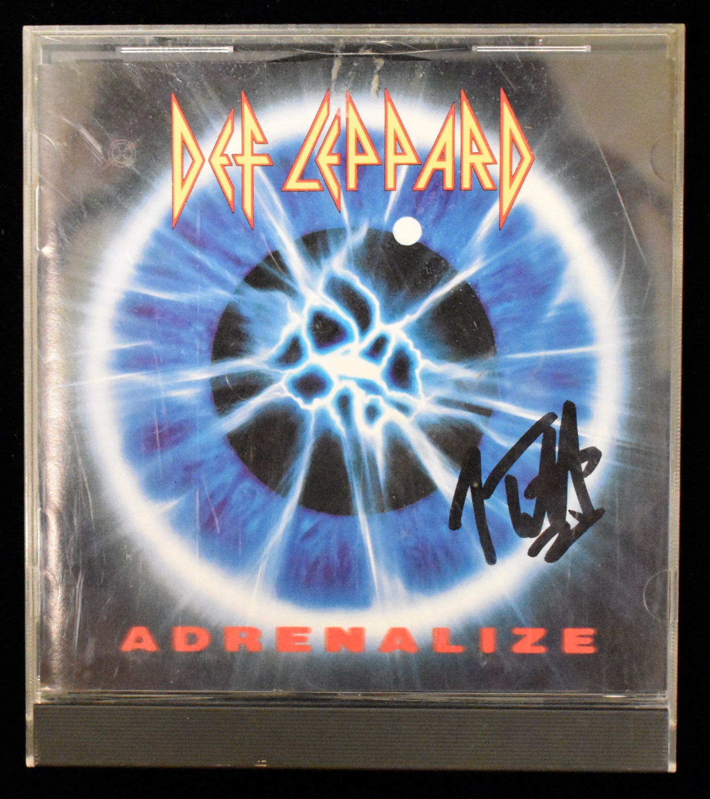 Joe Elliott Signed/Autographed Def Leppard Adrenalize CD Cover JSA BA208652