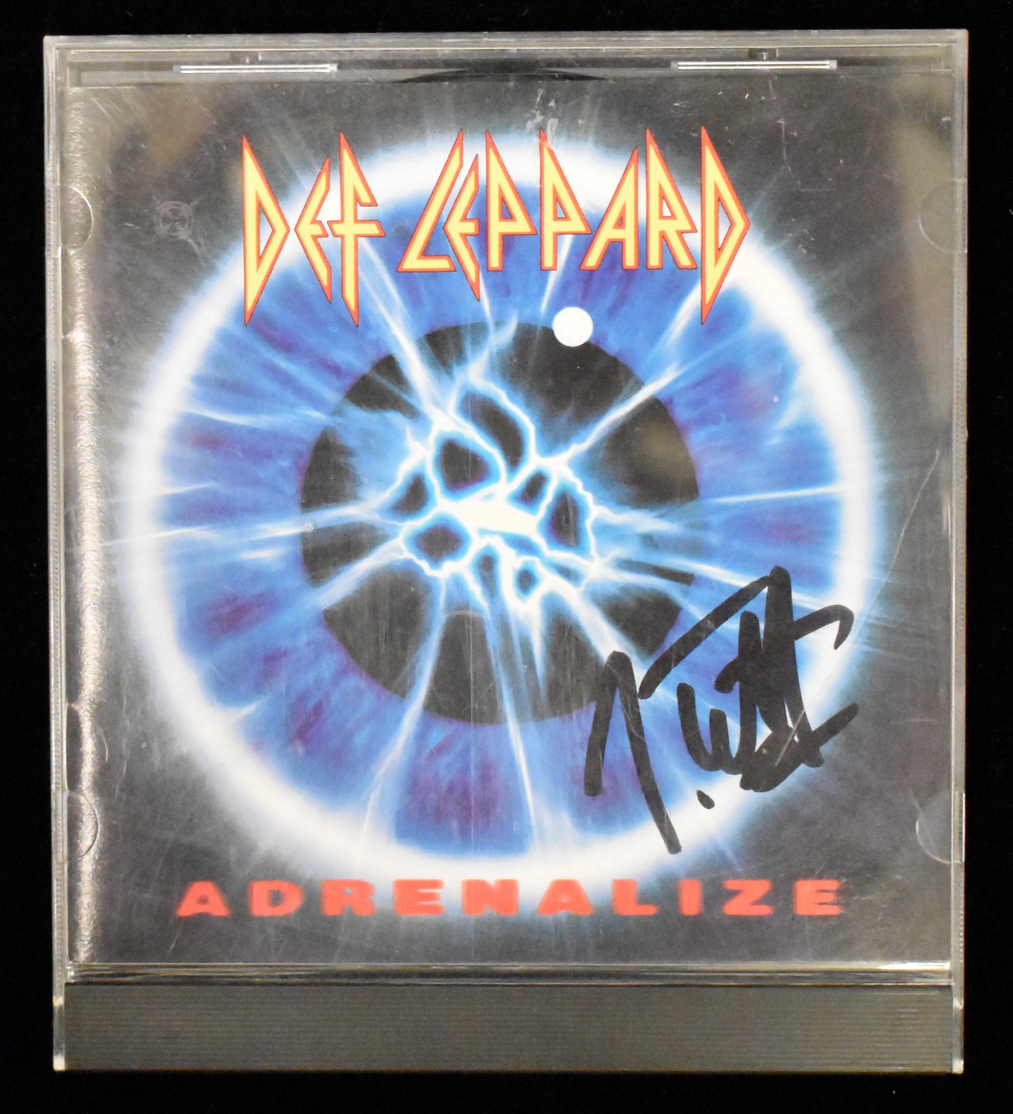 Joe Elliott Signed/Autographed Def Leppard Adrenalize CD Cover JSA BA208653