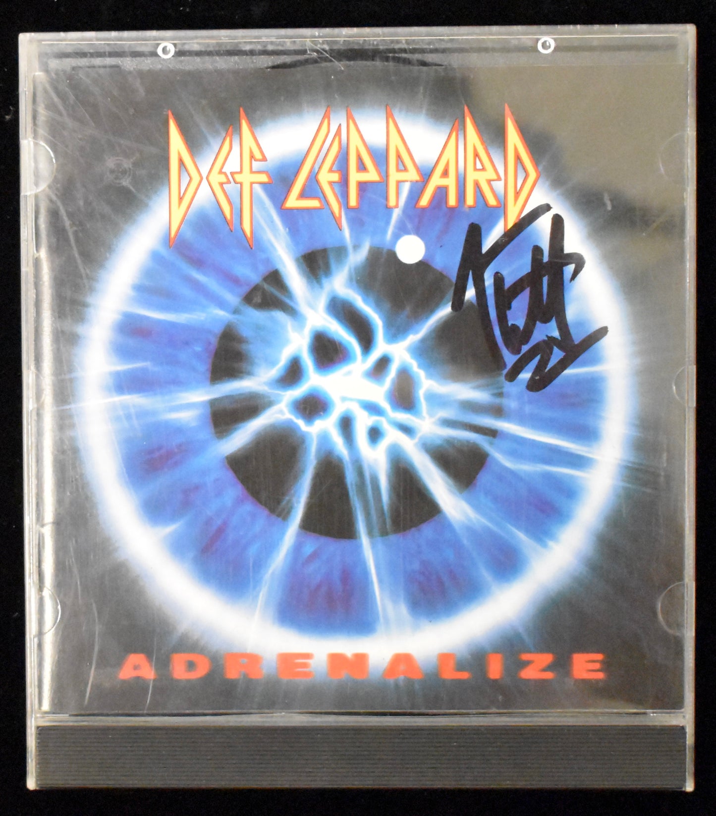 Joe Elliott Signed/Autographed Def Leppard Adrenalize CD Cover JSA BA208662