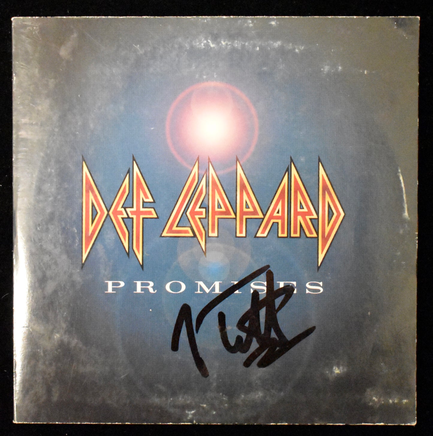 Joe Elliott Signed/Autographed Def Leppard Promises CD Cover JSA BA208670