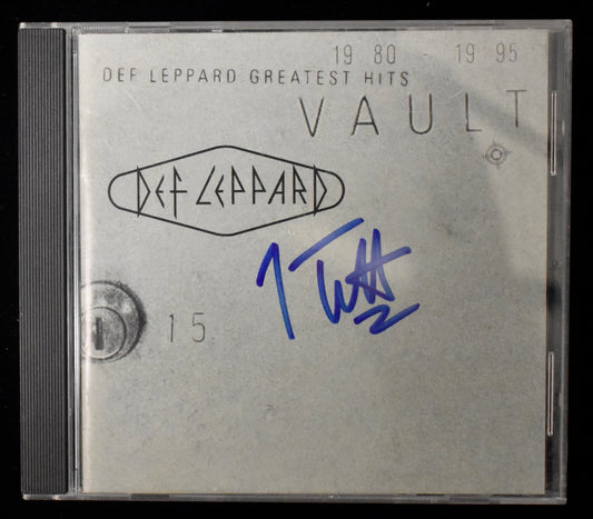 Joe Elliott Signed/Autographed Def Leppard Greatest Hits CD Cover JSA BA208674