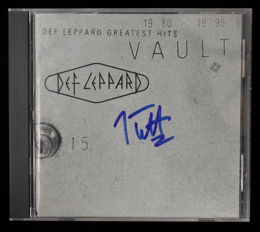 Joe Elliott Signed/Autographed Def Leppard Greatest Hits CD Cover JSA BA208676