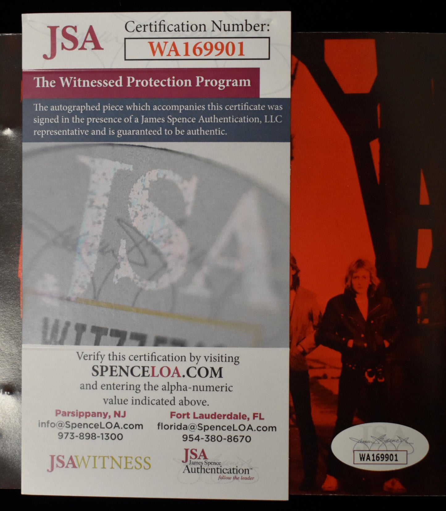 Joe Elliott Signed/Autographed Def Leppard Pyromania CD Cover JSA BA208648
