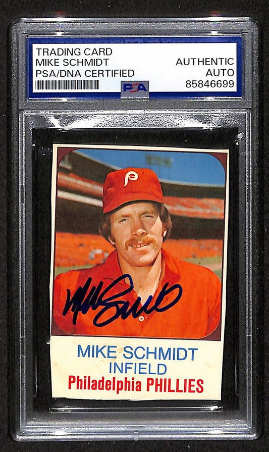 Mike Schmidt 1975 Hostess Card #133 Phillies HOF Signed PSA/DNA 209375