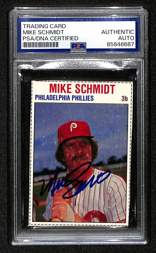 Mike Schmidt 1979 Hostess Card #9 Phillies HOF Signed/Autographed PSA/DNA 209377