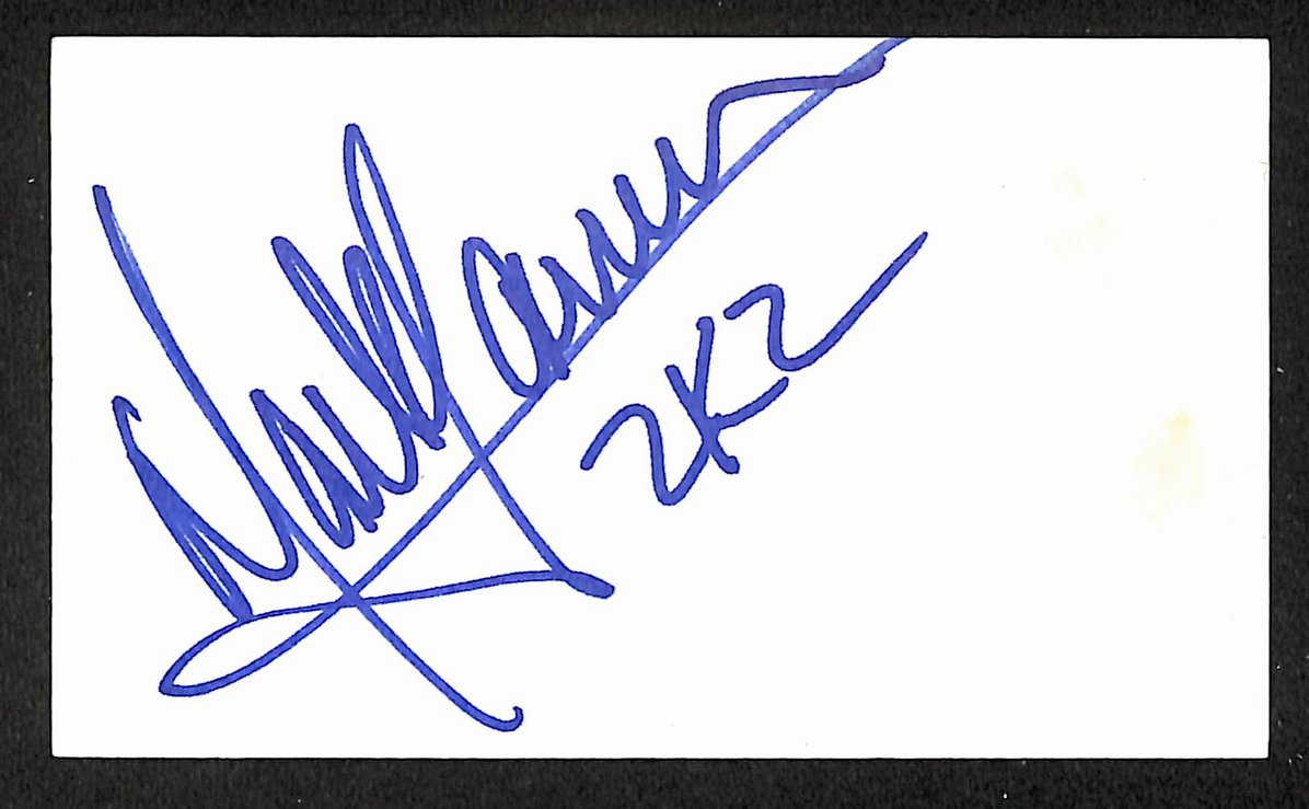 Mark Farner Autographed/Signed 3x5 Index Card Musician JSA BA209475