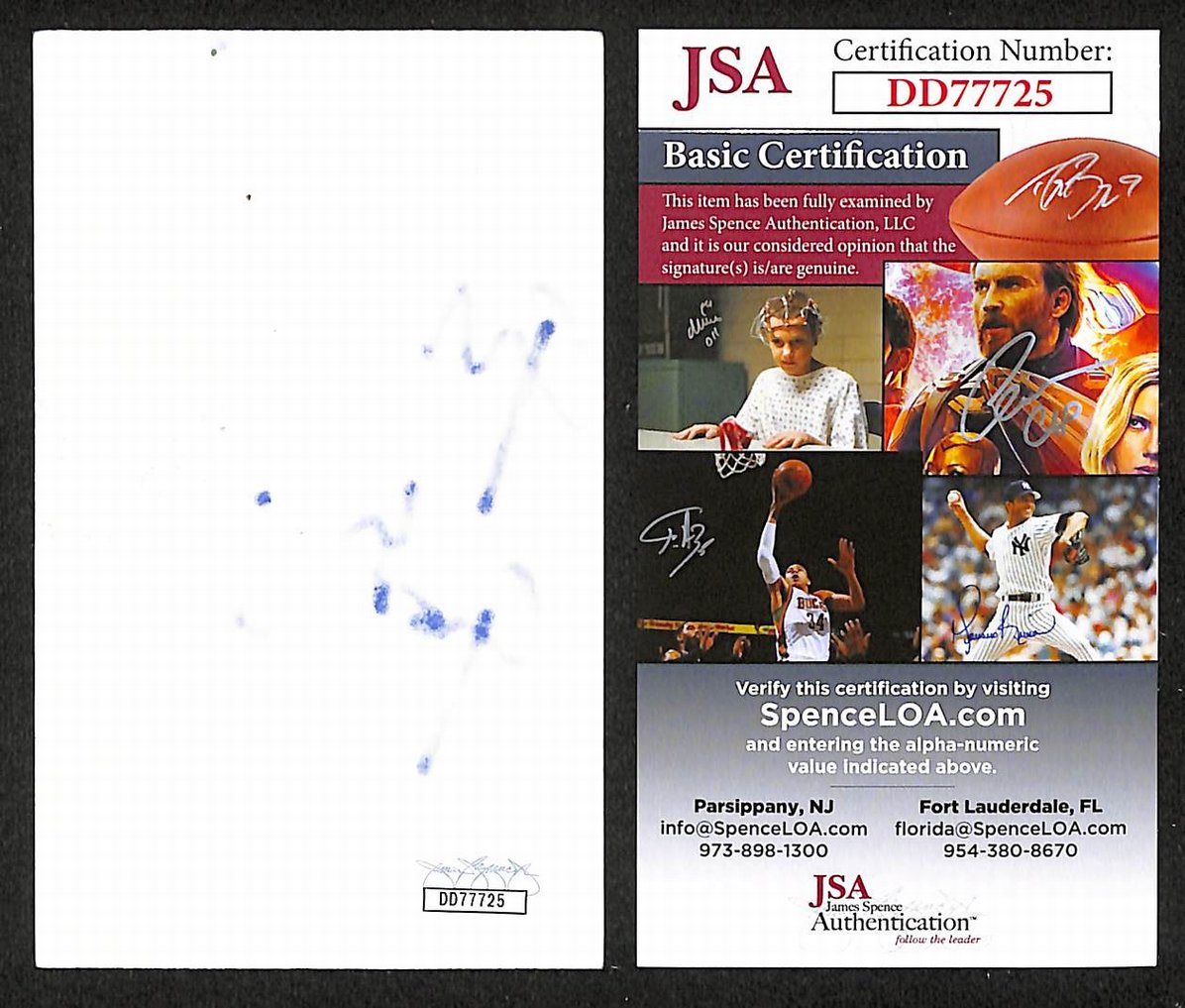 Paul Rodgers Autographed/Signed 3x5 Index Card Musician JSA BA209478