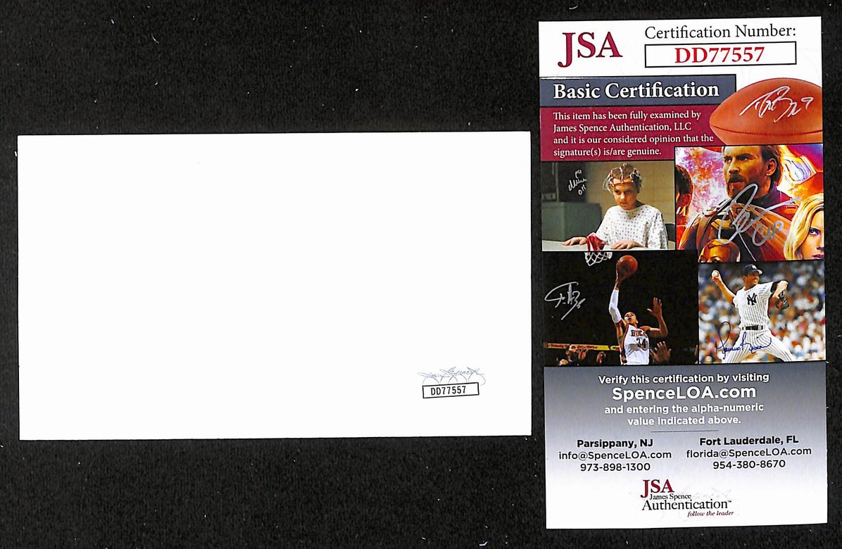 Steve Wynn Autographed/Signed 3x5 Index Card Musician JSA BA209544