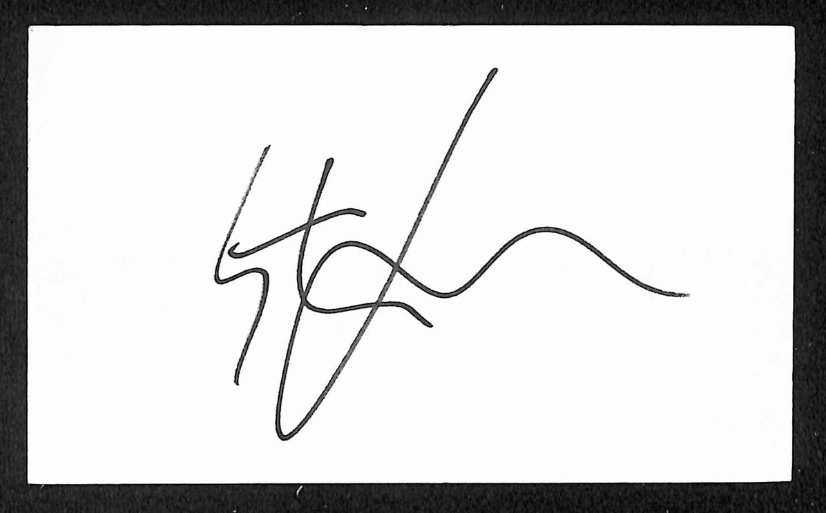 Stephan Jenkins Autographed/Signed 3x5 Index Card Third Eye Blind JSA BA209584