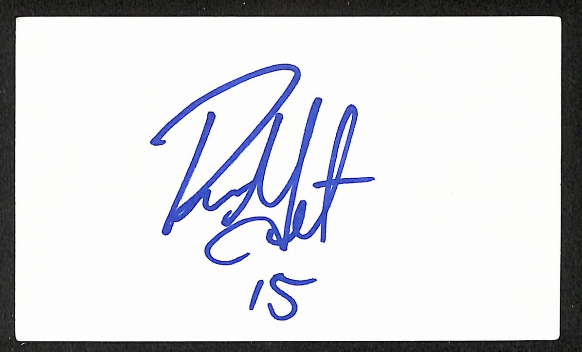 Ryan Getzlaf Autographed/Signed 3x5 Index Card Ducks JSA BA209593