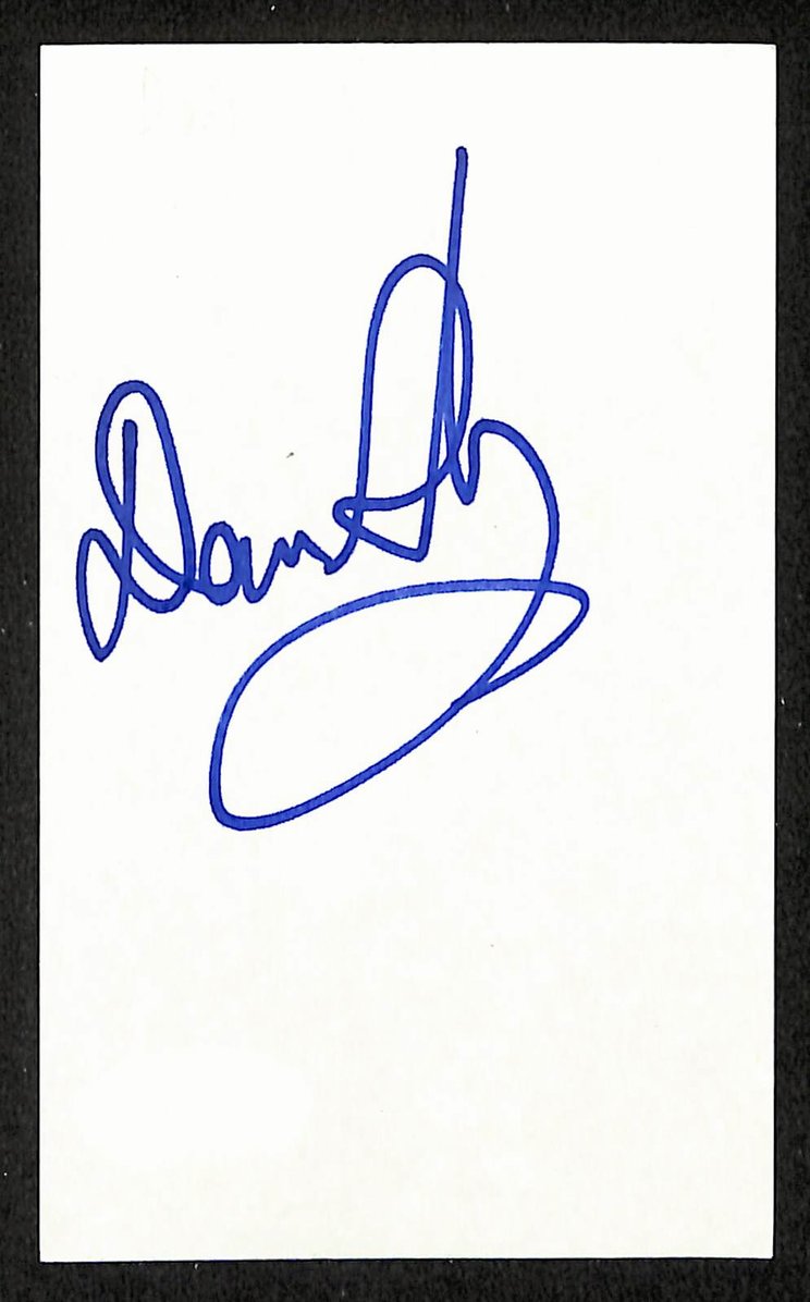 Dan Roberts Autographed/Signed 3x5 Index Card Crash Test Dummies JSA BA209598