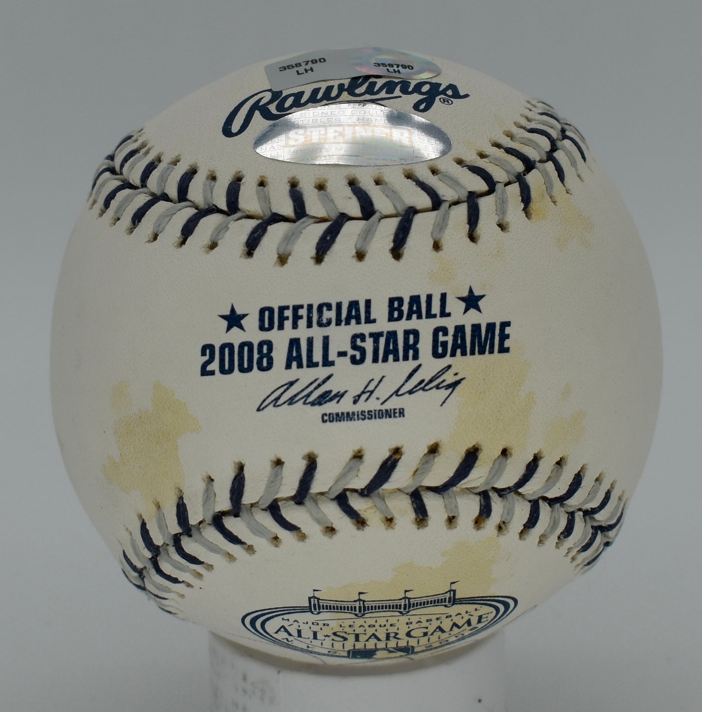 Derek Jeter Yankees 08 AS Signed/Autographed Baseball HOF Steiner MLB Holo 8855