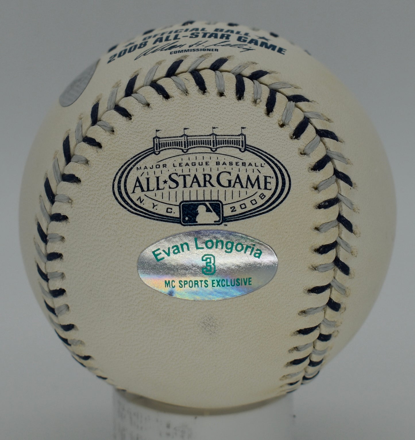 Evan Longoria Rays 2008 AS Signed/Autographed Baseball Player Holo 208857